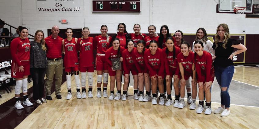 The Kingston Lady Redskins took 3rd place in the Wampus Cat Classic tournament on January 21. Crockett Uber
