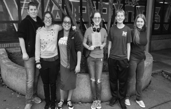 The Madill Middle School Academic Team won the Regional Championship on December 18, 2021. Pictured is Bryce McGee, Emily Munoz, Nizme Ortiz, Captain Ruthanna Wiese, Ryder Douglas and Abigail Swope. Not pictured: Landon Hall and Janelle Mancillas. Courtesy photo