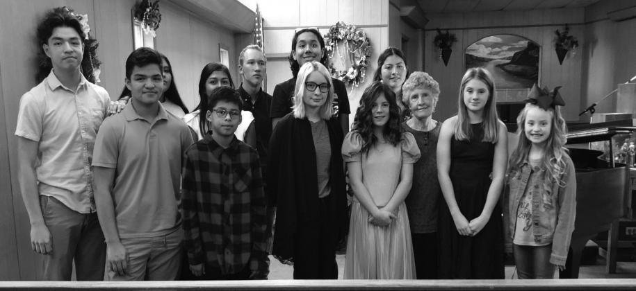 Oakview Baptist Church hosted their annual piano recital on December 20, 2021. Courtesy photo