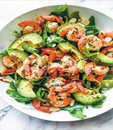 Keto Citrus Shrimp and lettuce cups