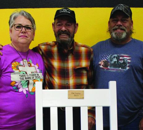 Pat Kemp's family accepted her retirement gift after 23 years at Madill Public Schools. Kemp unfortuantely passed away in February 2023. Summer Bryant