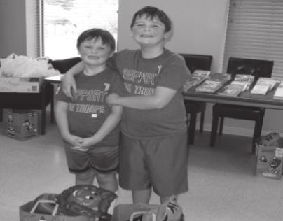 Caden, 7, Logan, 9