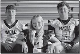 Junior Princess Evan Watts &amp;amp; Senior Escorts Stephen Sisco &amp;amp; Tyner Rushing.