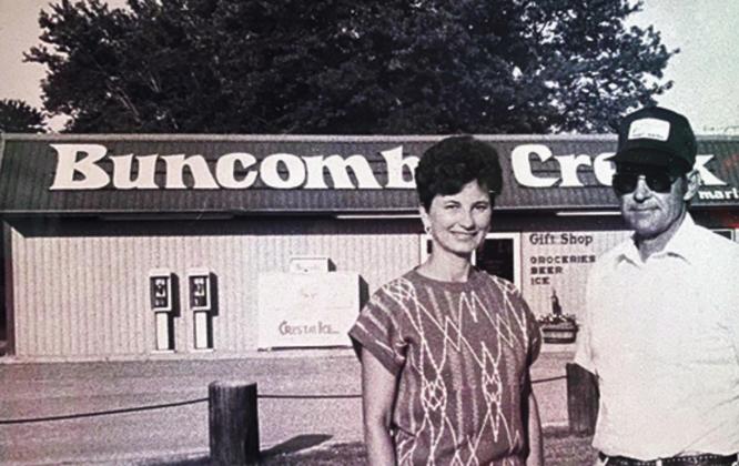 Tom and Karen Wootton decided to retire from the Buncombe Creek Marina after 30 years. Courtesy photo
