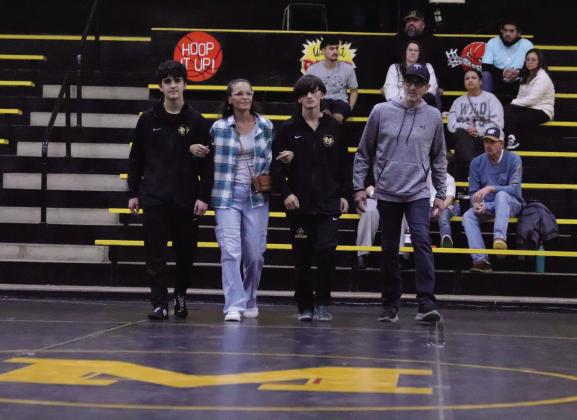 MHS WRESTLING SENIOR NIGHT