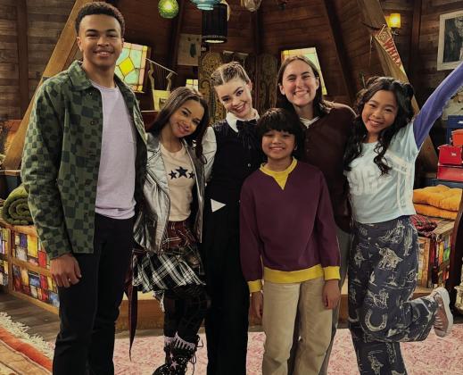 Madi Cook, pictured second from the right, poses with the cast of 'Vamprina: Teenage Vampire'. Courtesy photo