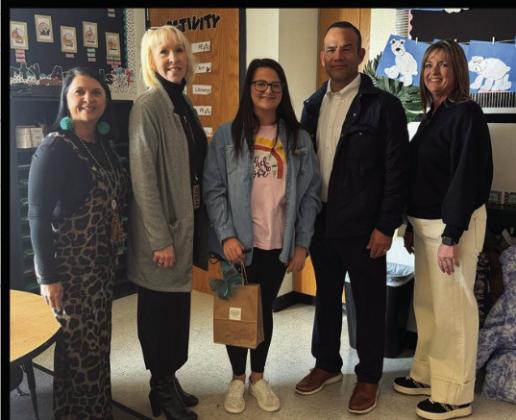 Makela Robinson was named the ECC Teacher of the Year