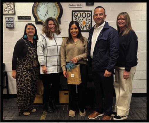 Bianca Barrientos was named the MMS Support Staff of the Year.