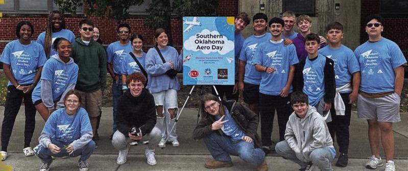 Madill High School strudents attended Aero Day on September 24. Students learned about aerospace, beoming a pilot and Aeronautical Engineering at ECU and the Ada airport. Courtesy photo