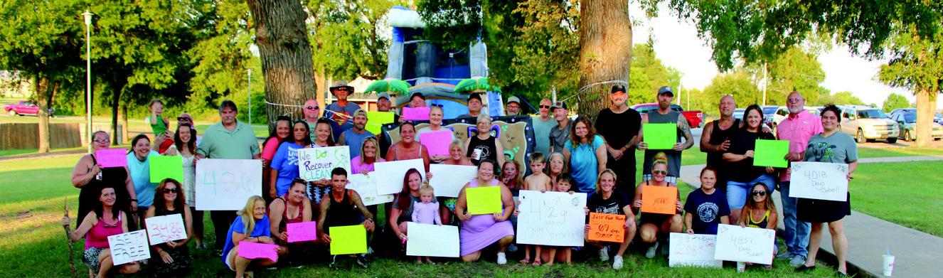 The 1st Annual Recovery Picnic was held on August 10 to honor the journeys of recovery for Marshall County residents and their families. Photo courtesy of Summer Bryant