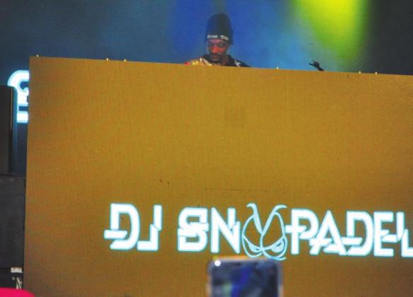 Snoop Dogg performed at The 410 Live venue in Ardmore, Okla. The weekend festivities included Snoop Dogg, the Randy Rogers Band and other performers, along with a fishing tournament, cornhole toss tournament and a frisbee golf tournament. Charles White oop Dogg, the Randy