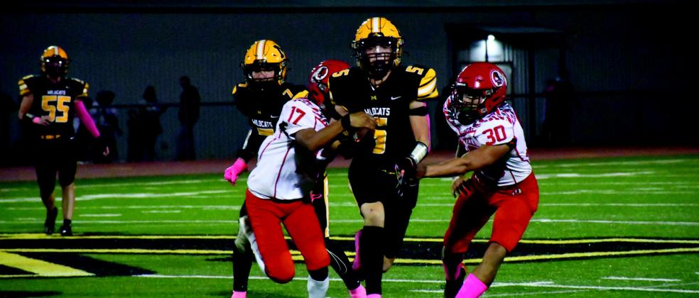 The Madill Wildcats beat the Stillwell Indians on October 20, giving them a 2-6 overall record and a 2-3 in the season’s district play. Courtesy photo