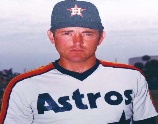 Nolan Ryan was with the Houston Astros from 1980 to 1988. He became the first in history to strike out 4,000 batters in 1985. Courtesy photo