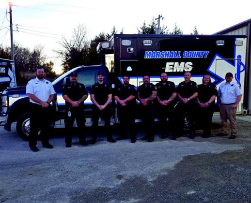 EMTs and EMS employees were part of the Push In ceremony.