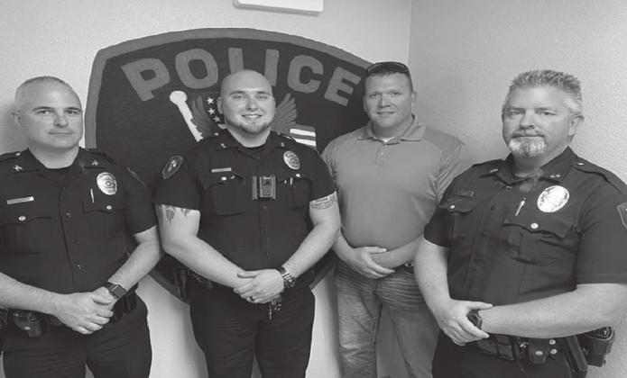 Administrative Staff .. Chief Ray, Sgt Atnip, Assistant Chief Shannon Beshirs, and Captain Chris Smith. Courtesy photo