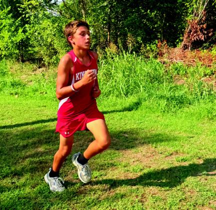 Hayes Magby took 13th place with a time of 7:37. Courtesy photo
