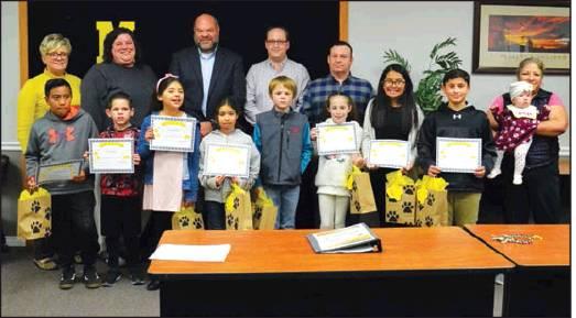 Madill students, board members recognized at monthly meeting