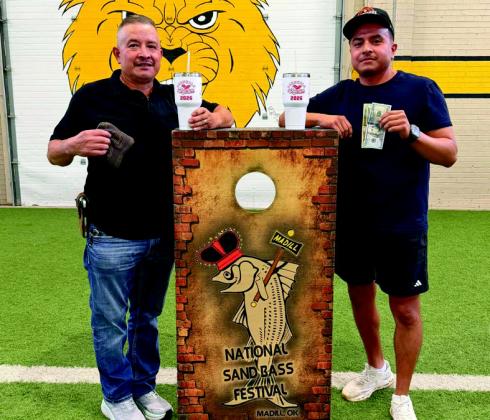Chris and Arturo were the winners of the Cornhole Tournament. Courtesy photos