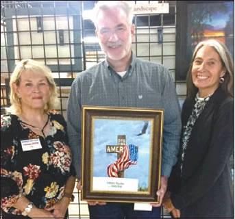 Artist Cheri Smith, State Representative and Mrs. Tommy Hardin