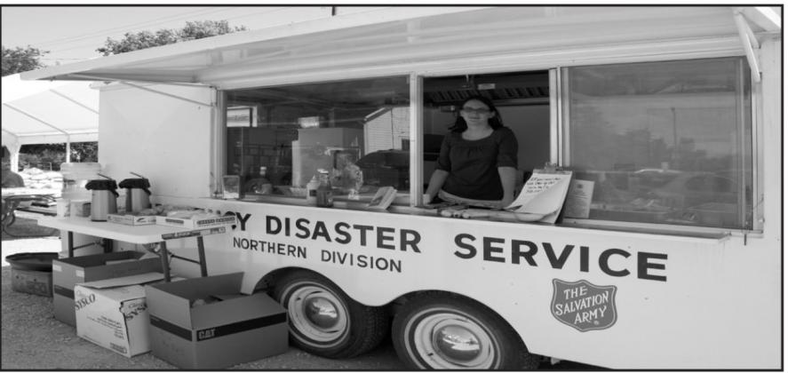 A Salvation Army Food Truck answers the call for a disaster in Iowa. Courtesy photo