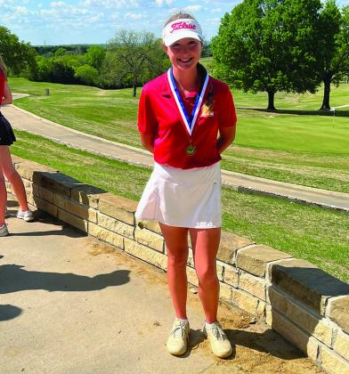 The Lake County Championship tournament was held on April 10. Kingston sophomore Meredith Reid shot an 83 and took 1st place. Courtesy photo
