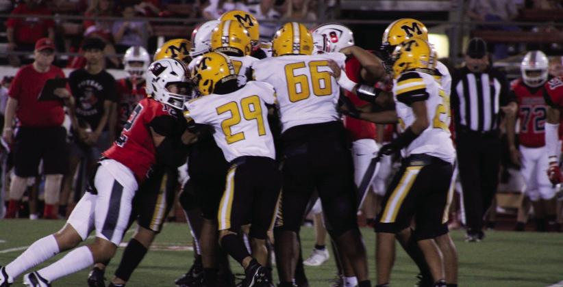 The Madill Wildcats lost 48-0 to the Poteau Pirates on September 29. Summer Bryant