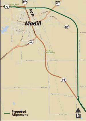 New bypass and redlights, good for Madill?