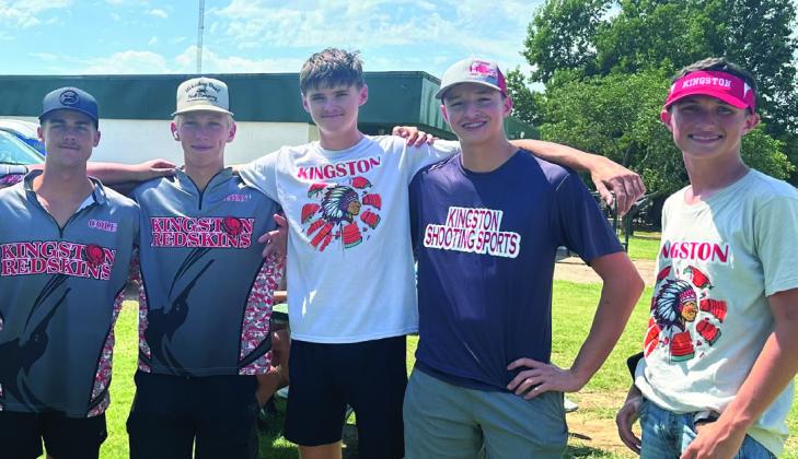 Theseniorteam,consistingofColeBridgeman,EwanWeaver, Aaron Ellis, Ty Strecker, and Kingston Williams.s, placed 4th. Courtesy photo