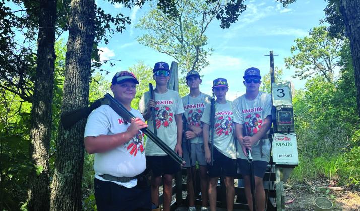 The junior team took 3rd place. It consists of Camden Sliger, Conner Waller, Lathan Arnold, Cliff Scott and Logan Grigg Courtesy photo