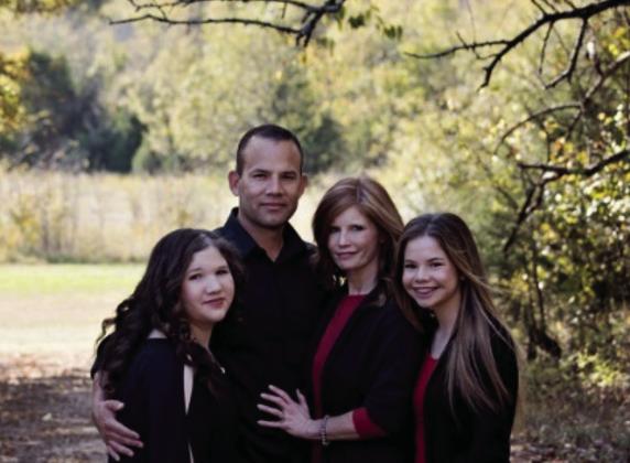 Victor Salcedo, shown with his family, is the Madill Public Schools Superintendent. Courtesy photo