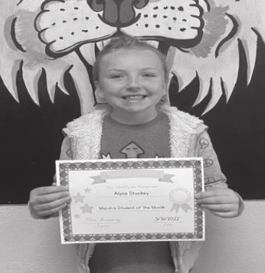 March Students of the Month