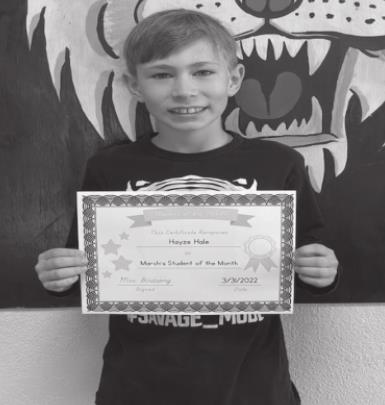March Students of the Month