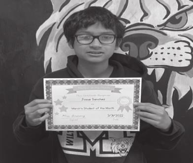 March Students of the Month