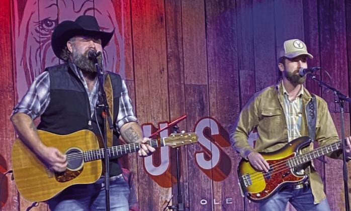 The country music duoThe Swon Brothers played at Ole Red inTishomingo on November 30. Staci Stewart