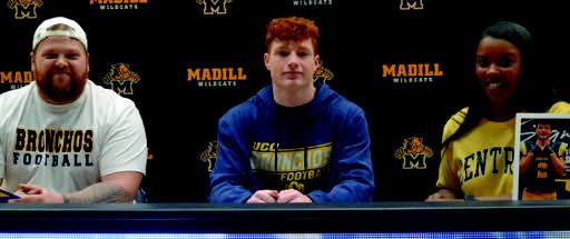Madill athletes sign college letters of intent