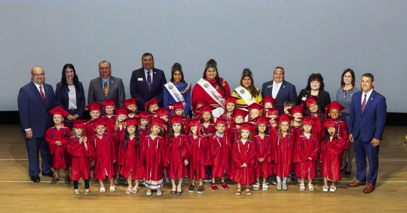 Celebrating the graduation of the 2024 Chickasaw Nation Sulphur Head Start class. Courtesy photo