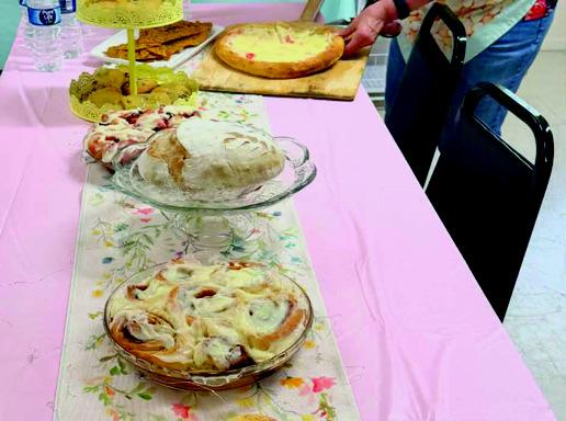 Patti Coburn, pictured below, taught residents how to make sourdough at the Shay Community Center. Staci Stewart