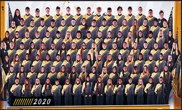 The Madill Band performed a send-off show for the OSSAA Regional Marching Contest that will be held October 14 in Atoka. Courtesy photo