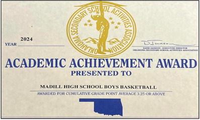 Madill teams recognized