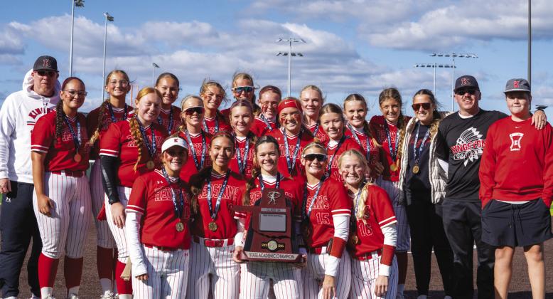 The Lady Redskins made history by becoming the State Academic Champions. Layton Corntassel