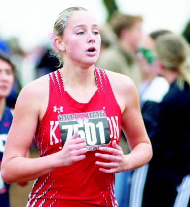 The Lady Redskins cross country team took 9th place in the 3A State Cross Country Meet. Photos by Brian Blansett