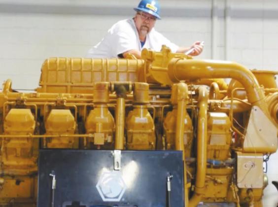 Robert Gibson studied diesel engine repair at Kiamichi Technology Center. In an industry predicted to grow, his future looks bright. Courtesy photo