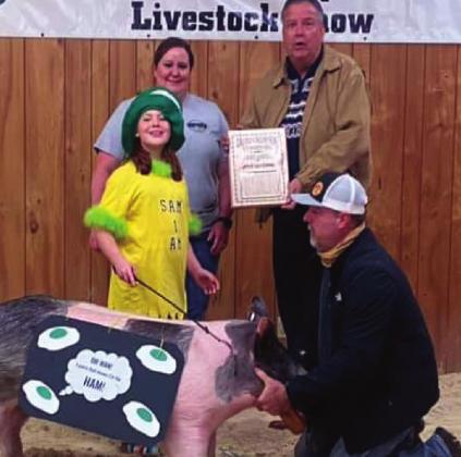 Marshall County Junior Livestock Show Grand Champion Winners