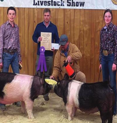 Marshall County Junior Livestock Show Grand Champion Winners