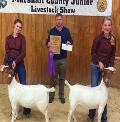 Marshall County Junior Livestock Show Grand Champion Winners