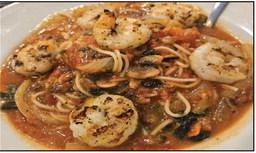 The Tony's Special is a dish with grilled shrimp, pasta and wonderful Italian flavors. Jedi Chef Stryker