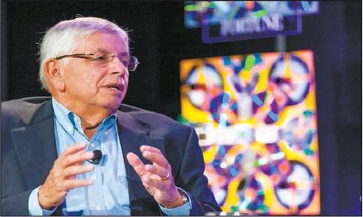 Courtesy photo David Stern as a guest speaker at the Brainstorm Tech 2012 Conference. He was the NBA commissioner for 30 years; from 1984 to 2014.