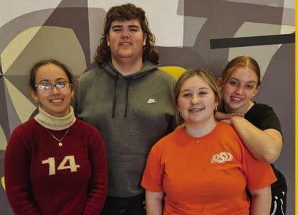 Six students from Madill High School were selected for the Honor Show Choir hosted by the SE Chorvettes. The students selected were Evelyn Munoz-Perez, Ben Perkins,GraceHartin,Lilliana Santillan, not pictured, and Morgan Walls, not pictured. Courtesy photo