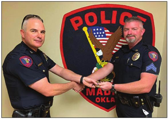 Activity at the Madill Police Department