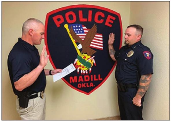 Activity at the Madill Police Department
